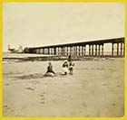 Pile driving for New Jetty [Stereoview 1876]